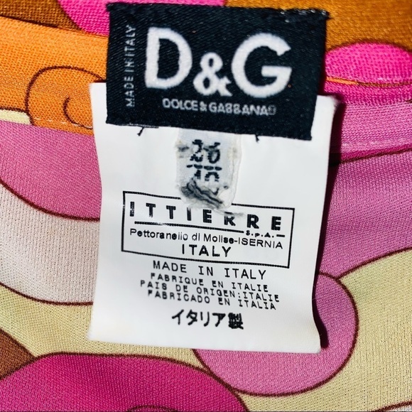 Dolce&Gabbana Psychedelic Layered Circa 70’s Pucci-esque
Retro Vintage Skirt - Picture 8 of 9